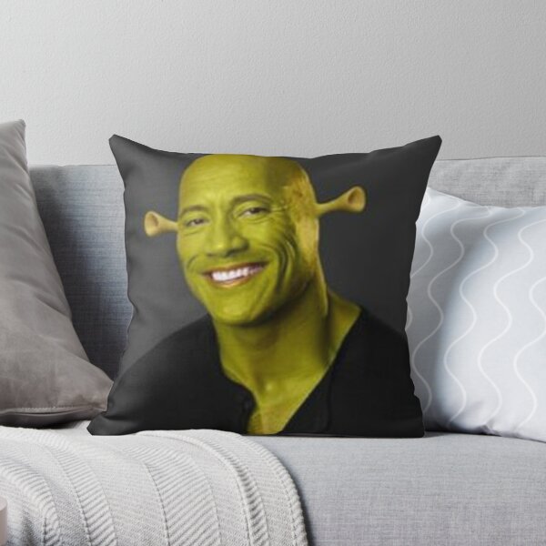 Shrek meme Throw Pillow for Sale by Pulte