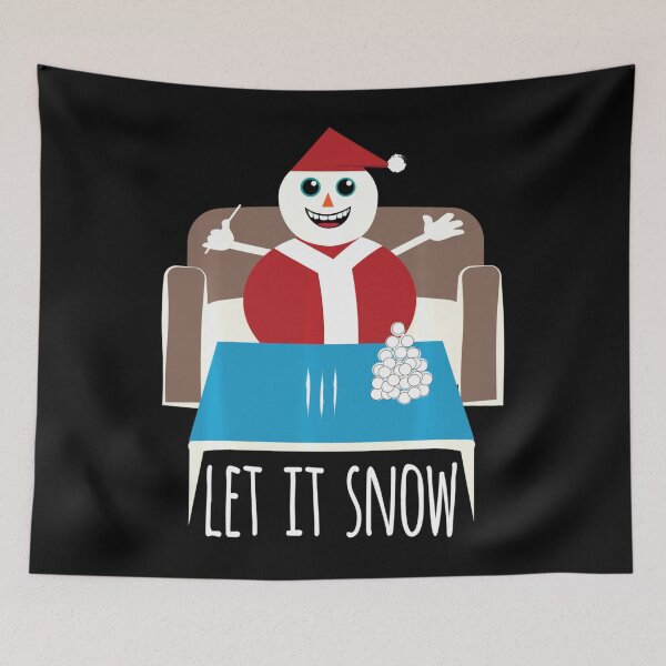 Item preview, Funny Let It Snow Snowman Removed Ban Drug Reference Xmas designed and sold by BeautyFlower111.