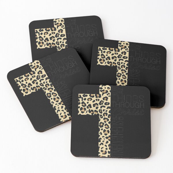 Item preview, Cute Cheetah Christian Cross Bible Verse Confirmation Gifts T-Shirt designed and sold by CorbyFowler.