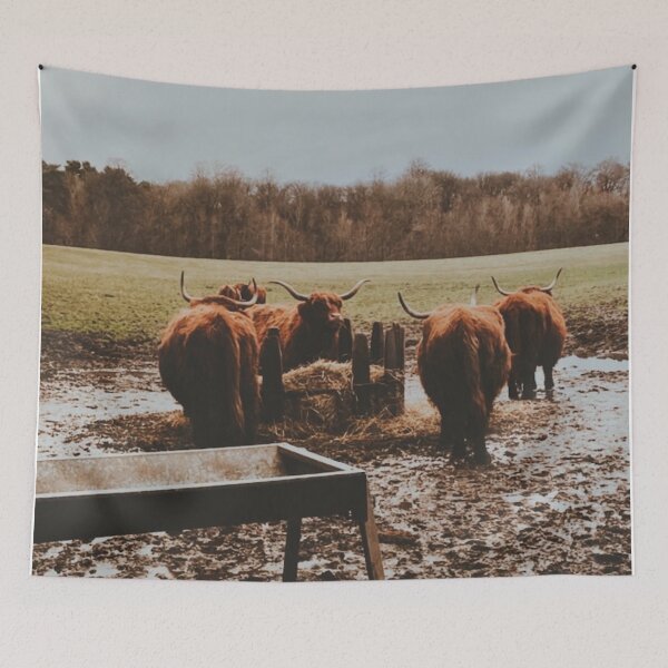 Item preview, Wee Fold of Higland Coos designed and sold by Emilia Oxelheim.