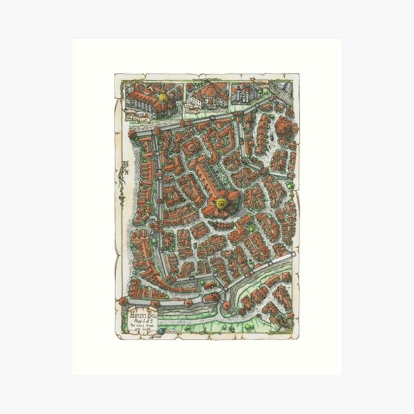 Heron Bay, The City of The Light Art Print
