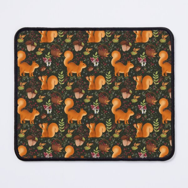 Item preview, Squirrel Mushroom Woodland designed and sold by MobertsonArt.