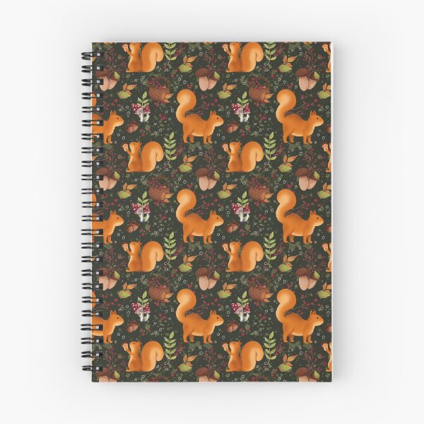 Item preview, Squirrel Mushroom Woodland designed and sold by MobertsonArt.