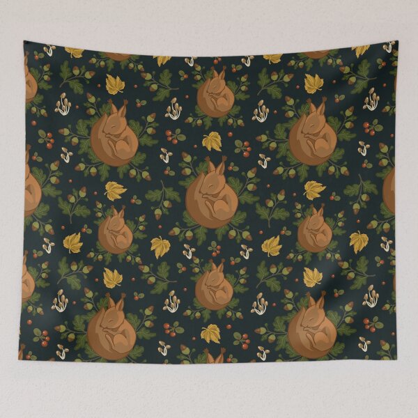Item preview, Sleeping little squirrels designed and sold by MobertsonArt.