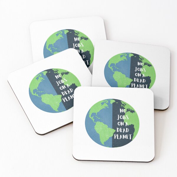 Item preview, No Jobs On A Dead Planet Climate Change Call To Action Designs designed and sold by stareve.