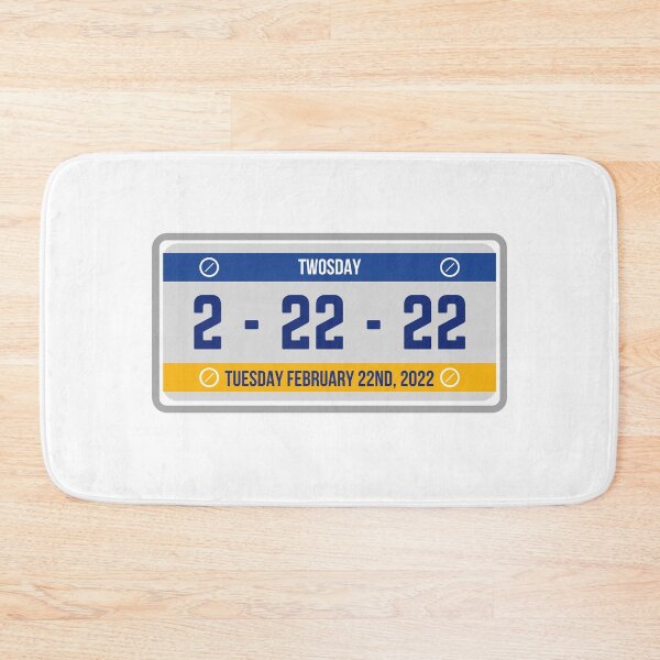 Item preview, License Plate - Twosday Tuesday 2/22/22 February 22nd, 2022 designed and sold by Rhu Creations.