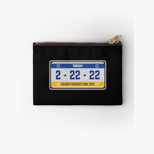 Item preview, License Plate - Twosday Tuesday 2/22/22 February 22nd, 2022 designed and sold by Rhu Creations.