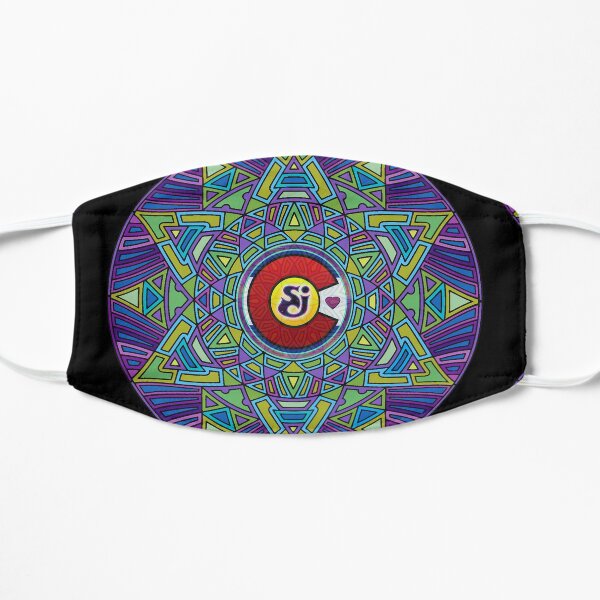 String Cheese Incident Sacred Mandala Colorado Love Flat Mask