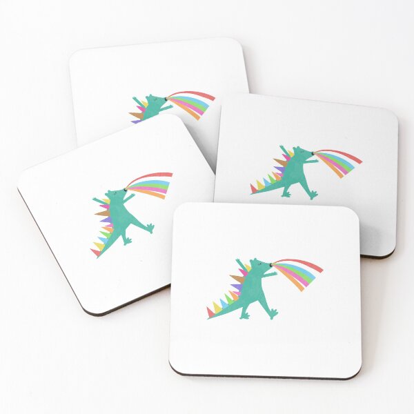 Item preview, Funny colorful dinosaur spreading happiness Sticker designed and sold by EnricoaCoppola.