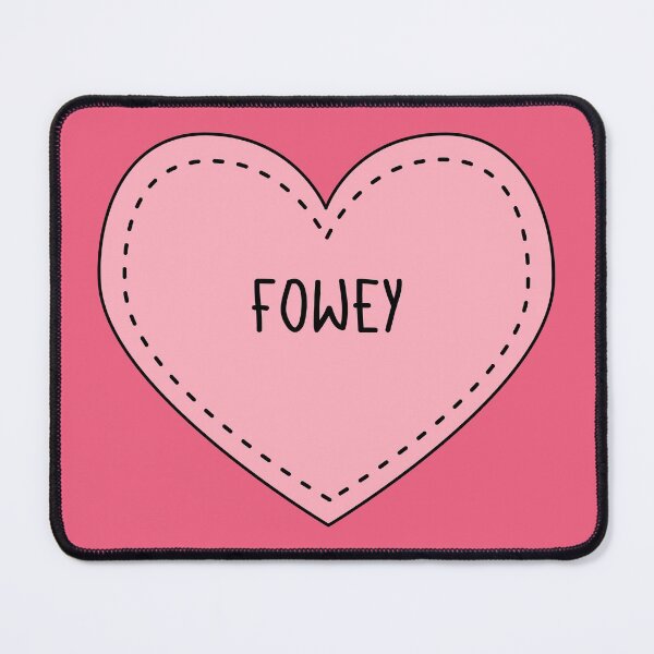 Item preview, Fowey Cornwall England Cute Pink Heart British UK designed and sold by cashewdays.