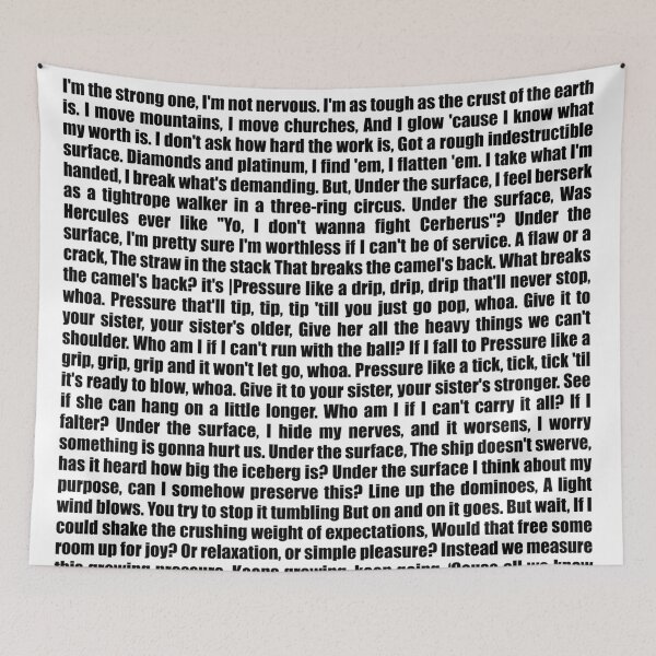 Item preview, Surface Pressure  designed and sold by QuotableYou.