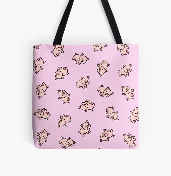 Pig All Over Print Tote Bag