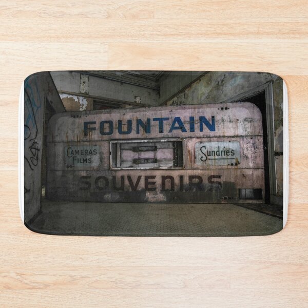 Item preview, Abandoned - Vintage Fountain Sign designed and sold by SparklePyre.