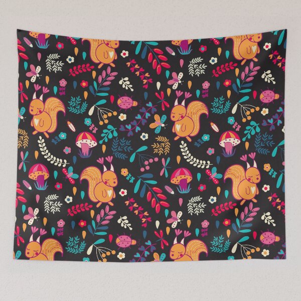 Item preview, Squirrel Butterfly Forest designed and sold by VickyCloset.