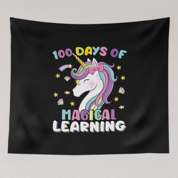 Item preview, 100 Days Of Magical Learning Unicorn 100th Day School designed and sold by abbottdominic.
