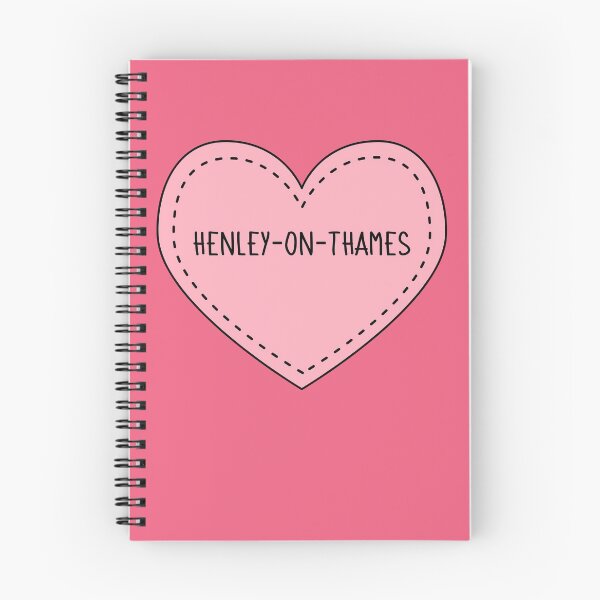 Item preview, Henley On Thames Oxfordshire England Pink Heart British designed and sold by cashewdays.