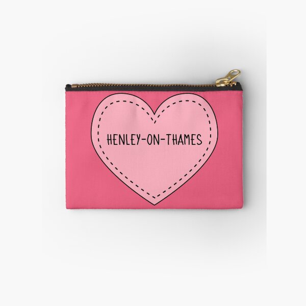 Item preview, Henley On Thames Oxfordshire England Pink Heart British designed and sold by cashewdays.