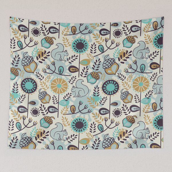 Item preview, Squirrel Retro Jungle designed and sold by VickyCloset.