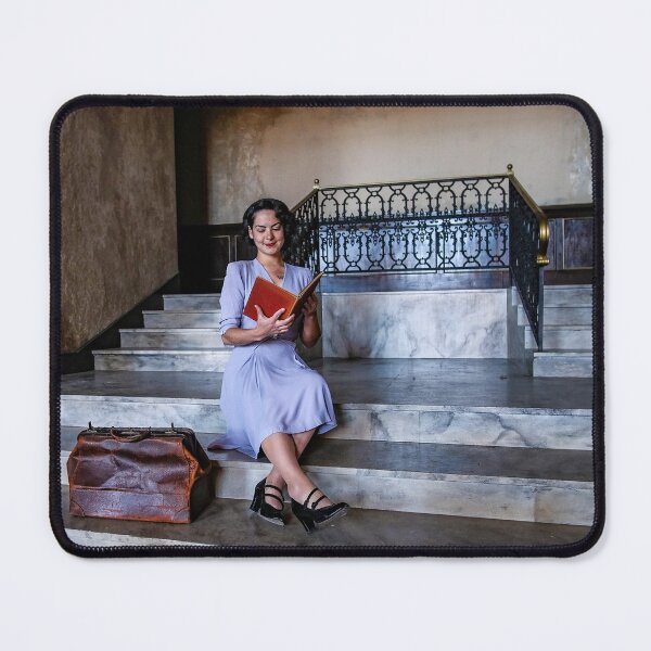 Item preview, Abandoned - Vintage Girl in Train Station designed and sold by SparklePyre.