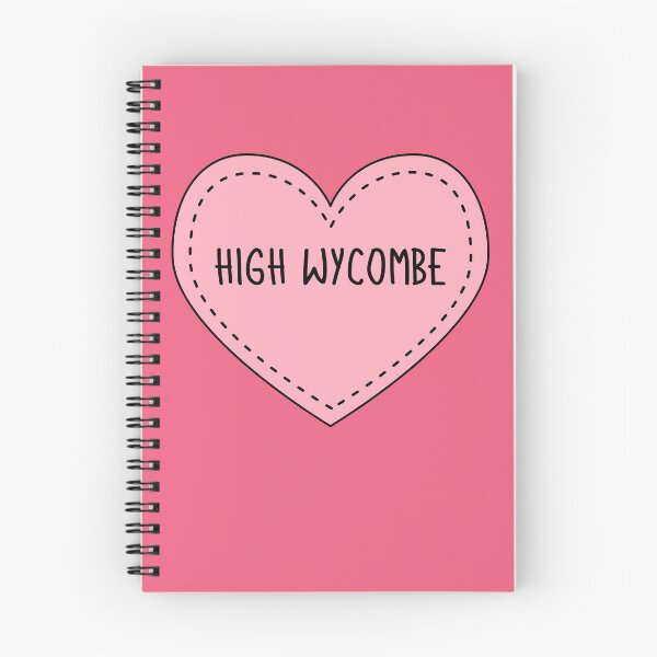 Item preview, High Wycombe Buckinghamshire England Cute Pink Heart British designed and sold by cashewdays.