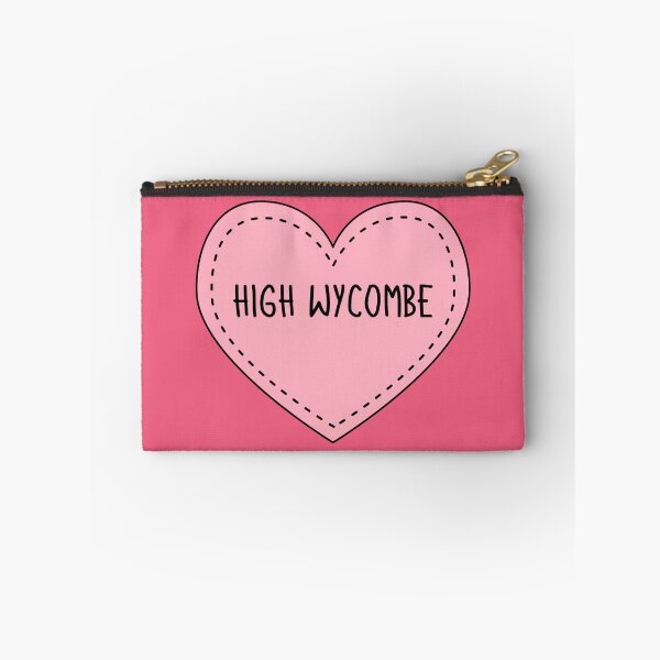 Item preview, High Wycombe Buckinghamshire England Cute Pink Heart British designed and sold by cashewdays.