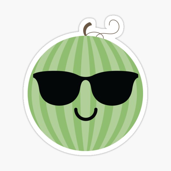 Watermelon Emoji Stickers Redbubble