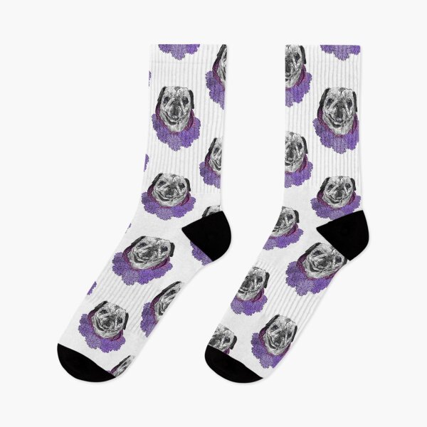 Item preview, Purple Pug Bouquet  designed and sold by hughoiangford.