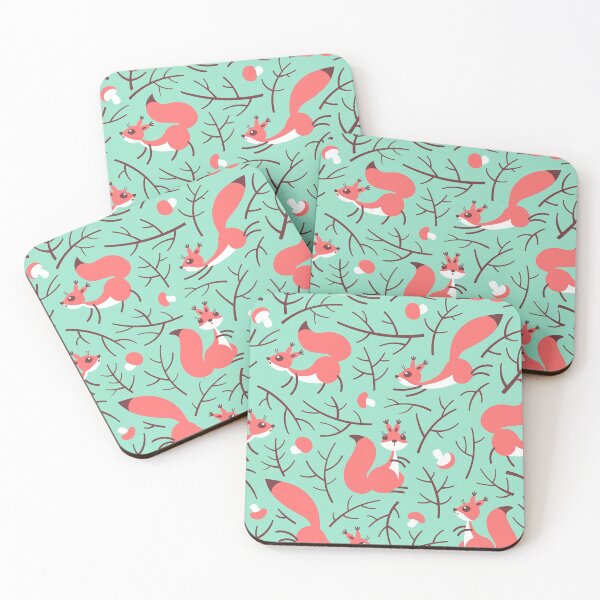 Item preview, Winter squirrels forest designed and sold by VickyCloset.