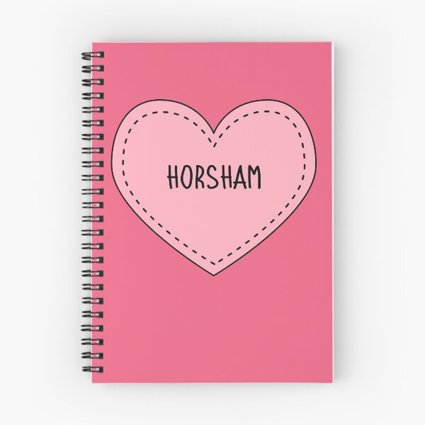 Item preview, Horsham West Sussex England Cute Pink Heart British designed and sold by cashewdays.