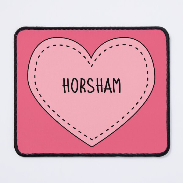 Item preview, Horsham West Sussex England Cute Pink Heart British designed and sold by cashewdays.