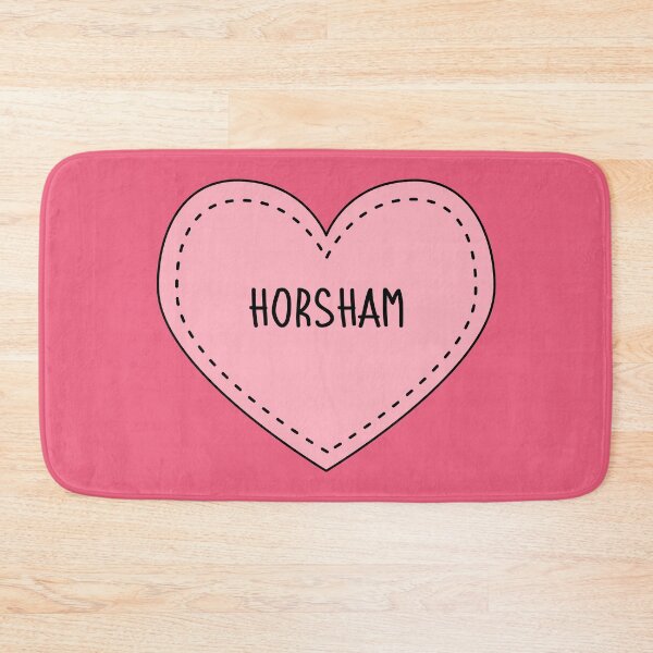 Item preview, Horsham West Sussex England Cute Pink Heart British designed and sold by cashewdays.