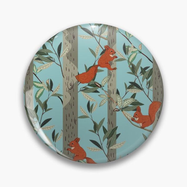 Item preview, Squirrels on light blue designed and sold by VickyCloset.