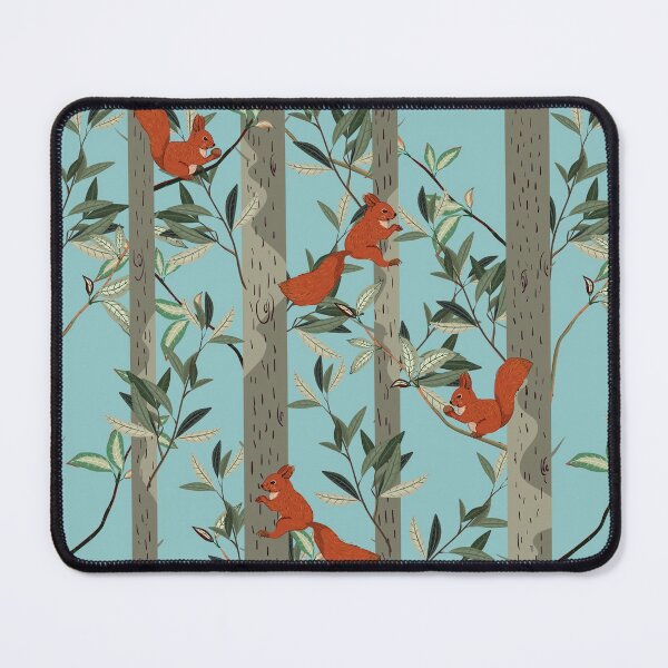 Item preview, Squirrels on light blue designed and sold by VickyCloset.