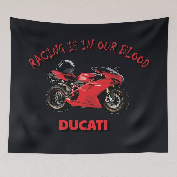 Item preview, Ducati Racing Is In Our Blood  designed and sold by UniqueMoto.