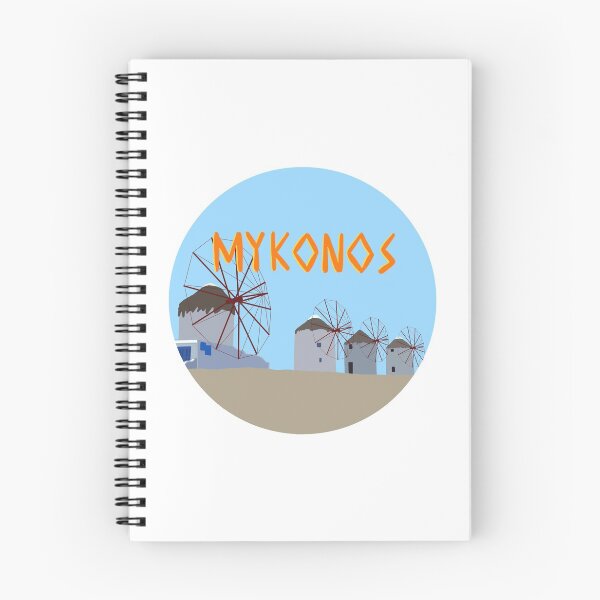 Item preview, Chora Windmills Mykonos Greece  designed and sold by AmyliaPaints.