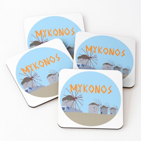 Item preview, Chora Windmills Mykonos Greece  designed and sold by AmyliaPaints.