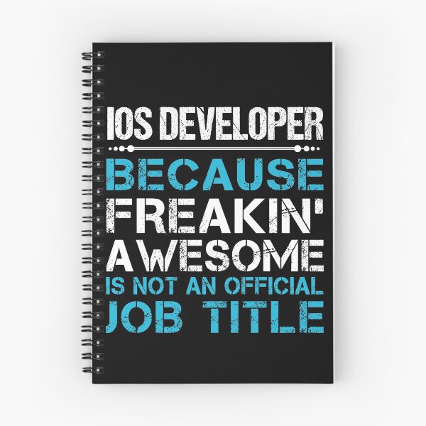 Item preview, Ios Developer T Shirt - Freaking Awesome Job Gift Item Tee designed and sold by oetate4774.