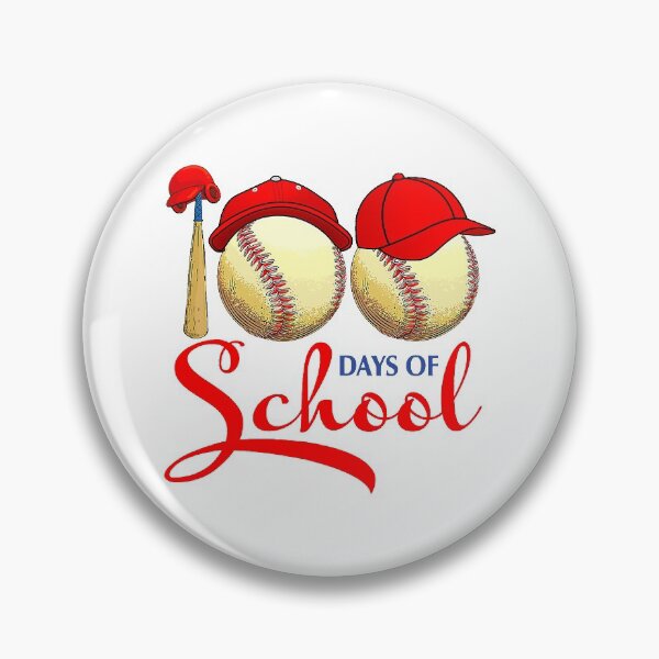 Item preview, 100 Days of School Baseball Teacher designed and sold by abbottdominic.