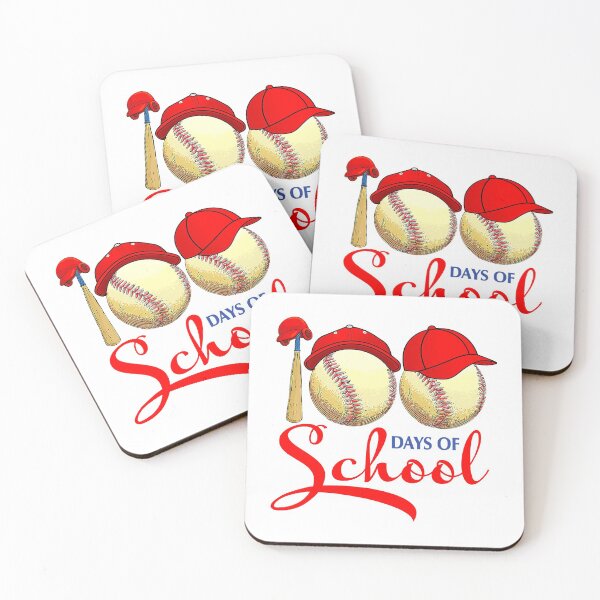Item preview, 100 Days of School Baseball Teacher designed and sold by abbottdominic.