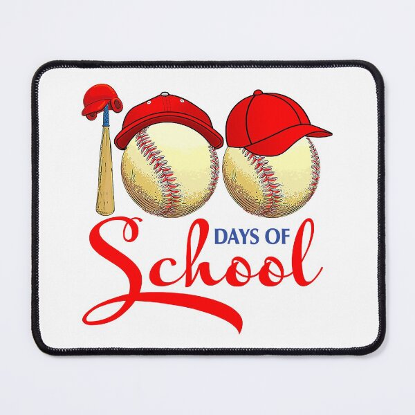Item preview, 100 Days of School Baseball Teacher designed and sold by abbottdominic.