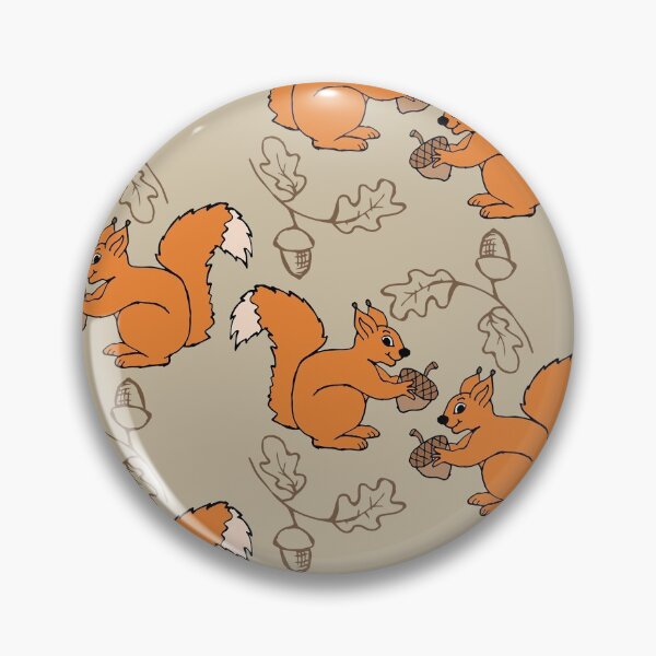 Item preview, Red squirrels and acorns designed and sold by VickyCloset.