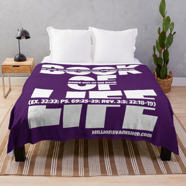 Book of Life - Christian Throw Blanket