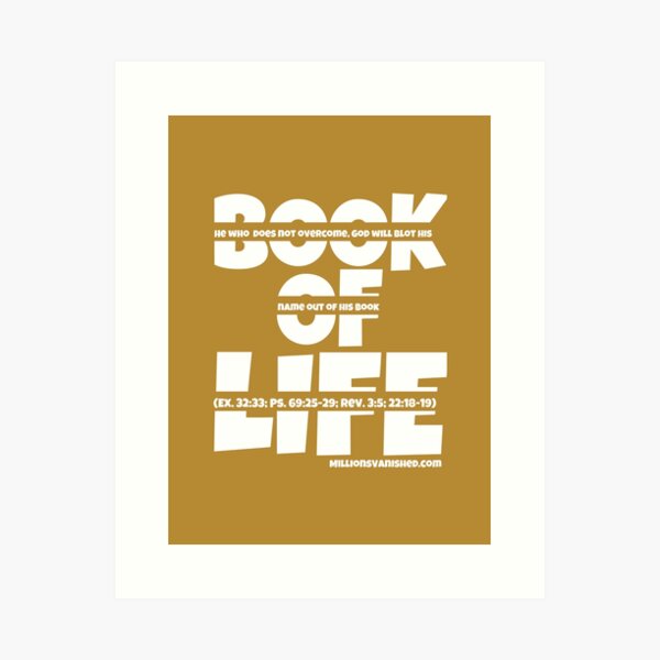 Book of Life - Christian  Art Print