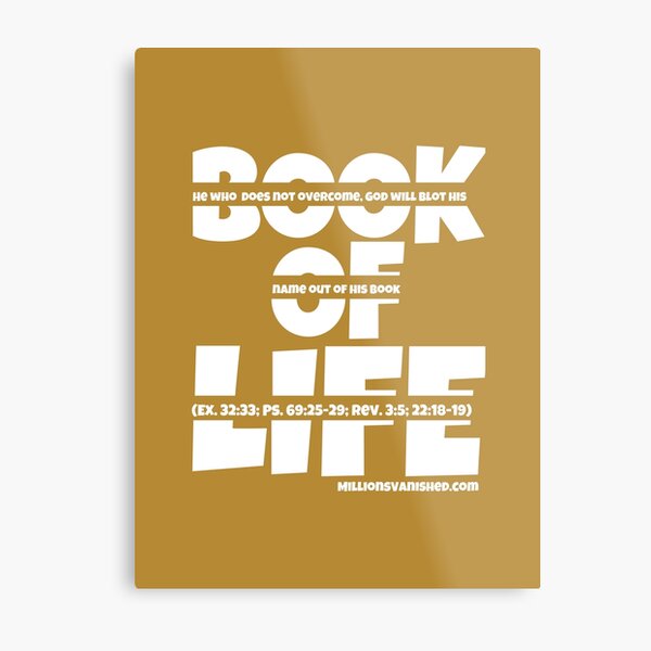 Book of Life - Christian Metal Print