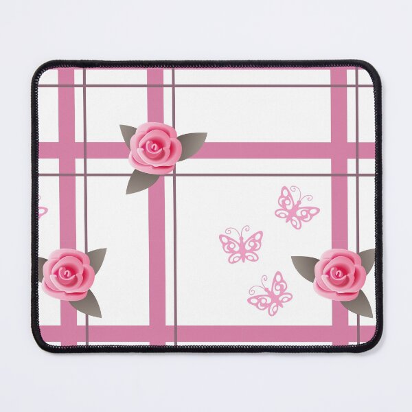 Item preview, Pattern with roses and butterflies designed and sold by AlinNova.