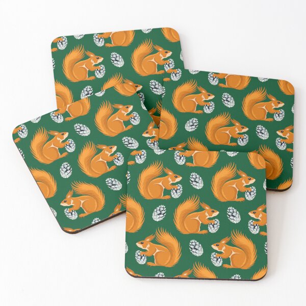 Item preview, Squirrels On Green designed and sold by VickyCloset.