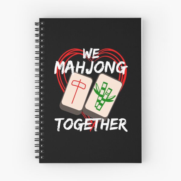 Item preview, We Mahjong Together Tile Heart  designed and sold by DPlumDesign.