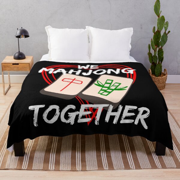 Item preview, We Mahjong Together Tile Heart  designed and sold by DPlumDesign.