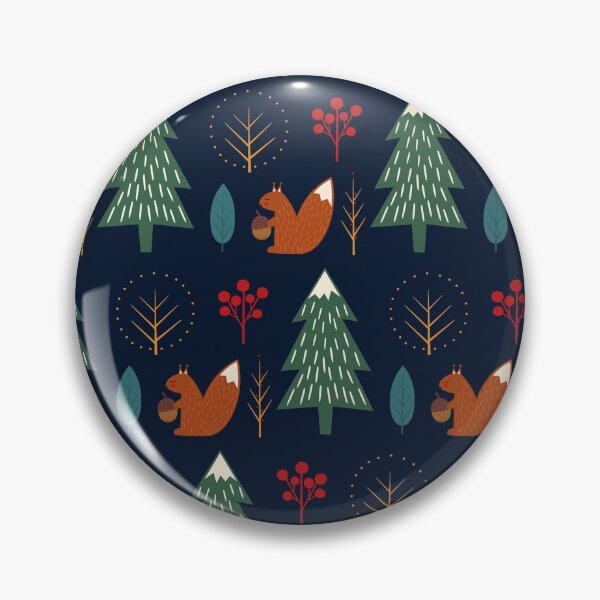 Item preview, Cute winter forest with squirrels  designed and sold by VickyCloset.