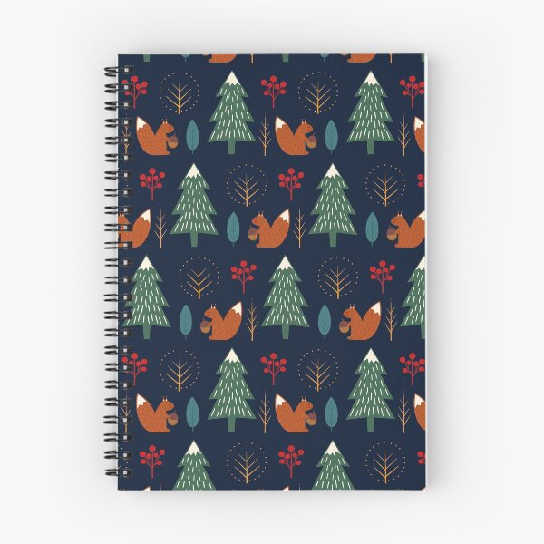 Item preview, Cute winter forest with squirrels  designed and sold by VickyCloset.